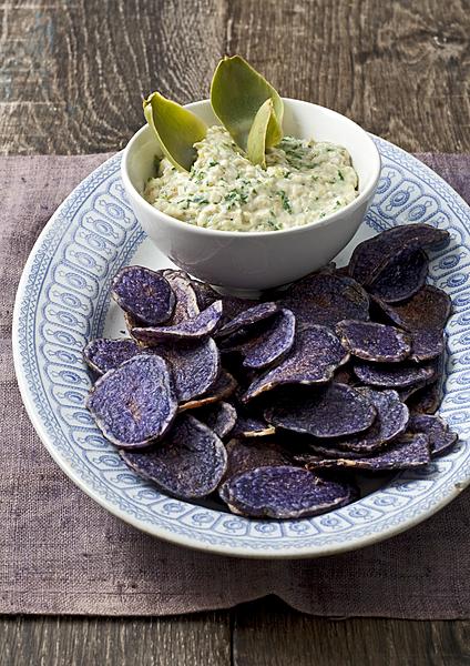 Artisjok dip met Chips