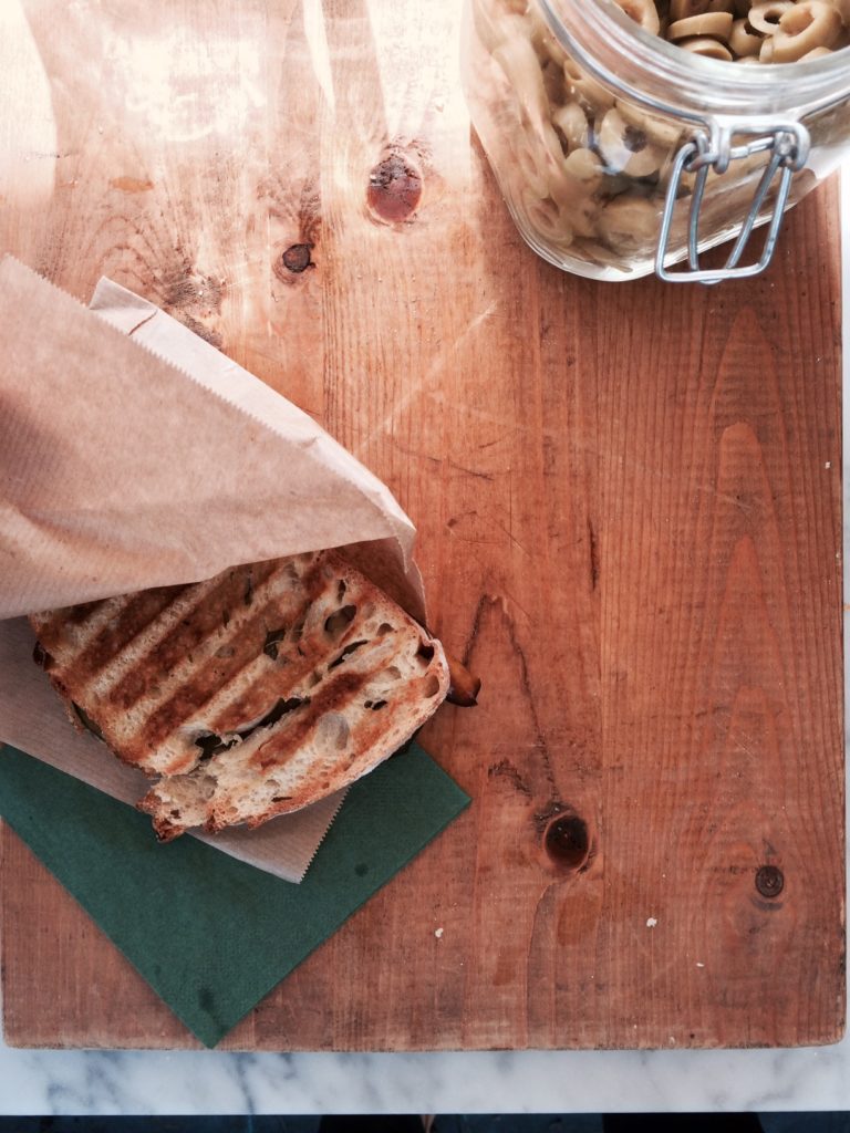 Panini met geroosterde groenten