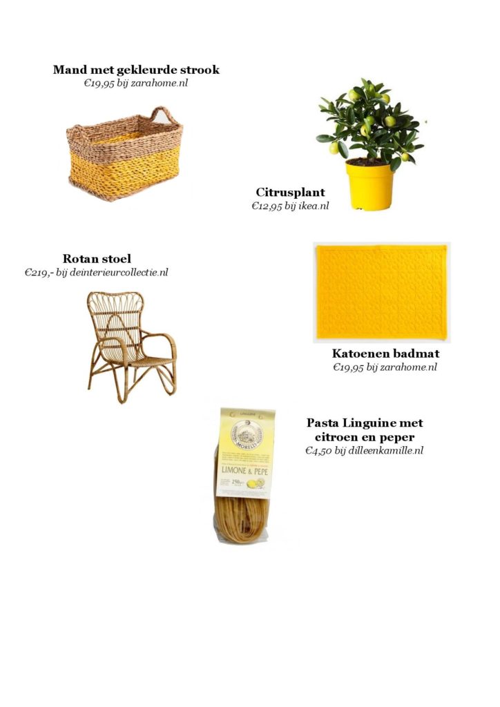 Geel shopping afbeelding