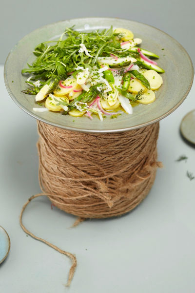asperge aardappelen rucola