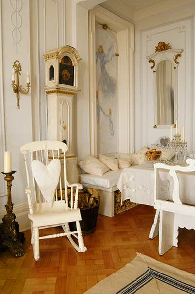 brocante woonkamer wit zweeds