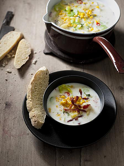corn chowder maïs soep corn chowder maïs soep