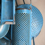 emaille rasp blauw