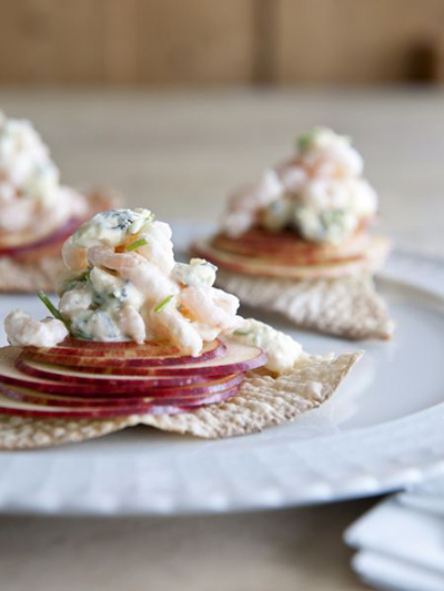 garnalen salade blauwe kaas appel garnalen salade blauwe kaas appel