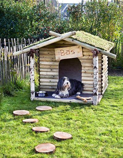 hondenhok zelfmaken hond tuin gras hondenhok zelfmaken hond tuin gras