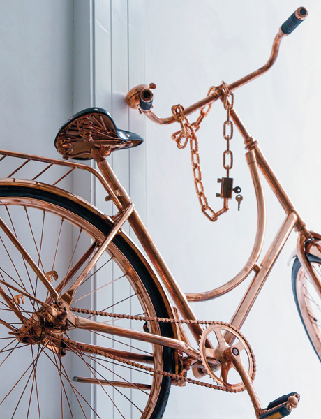 koperen fiets