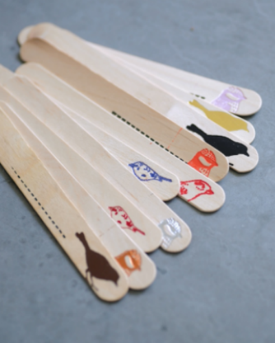kruidenlabels met vogels