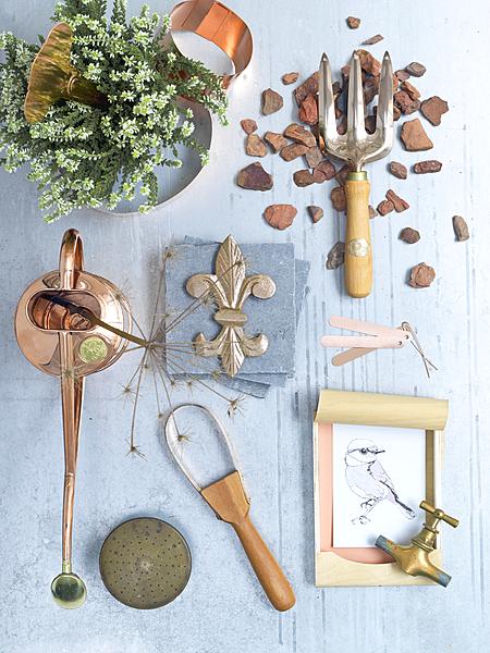 moodboard groen koper