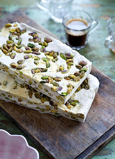 nougat recept pistache