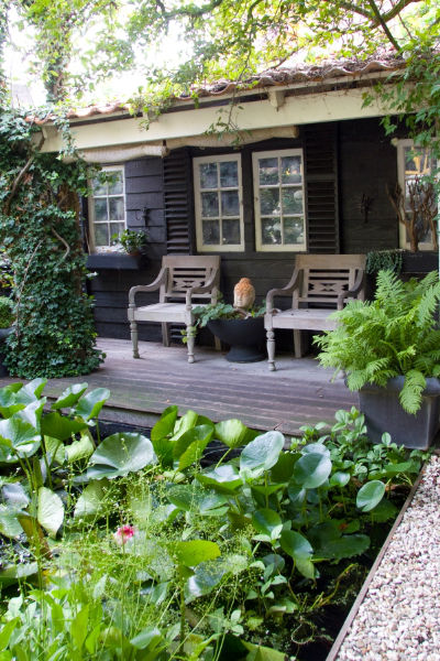 schutting tuinhuis