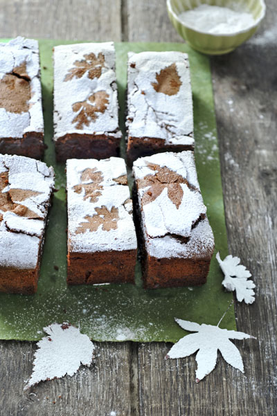 suikerblaadjes kaneelbrownies
