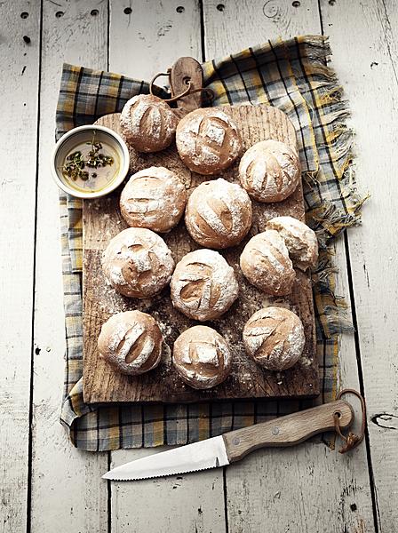 zuurdesem havermoutbroodjes