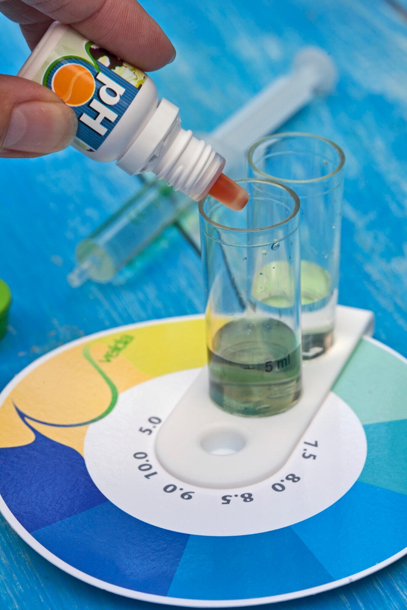 vijver winterklaar - water testen - waterwaarden