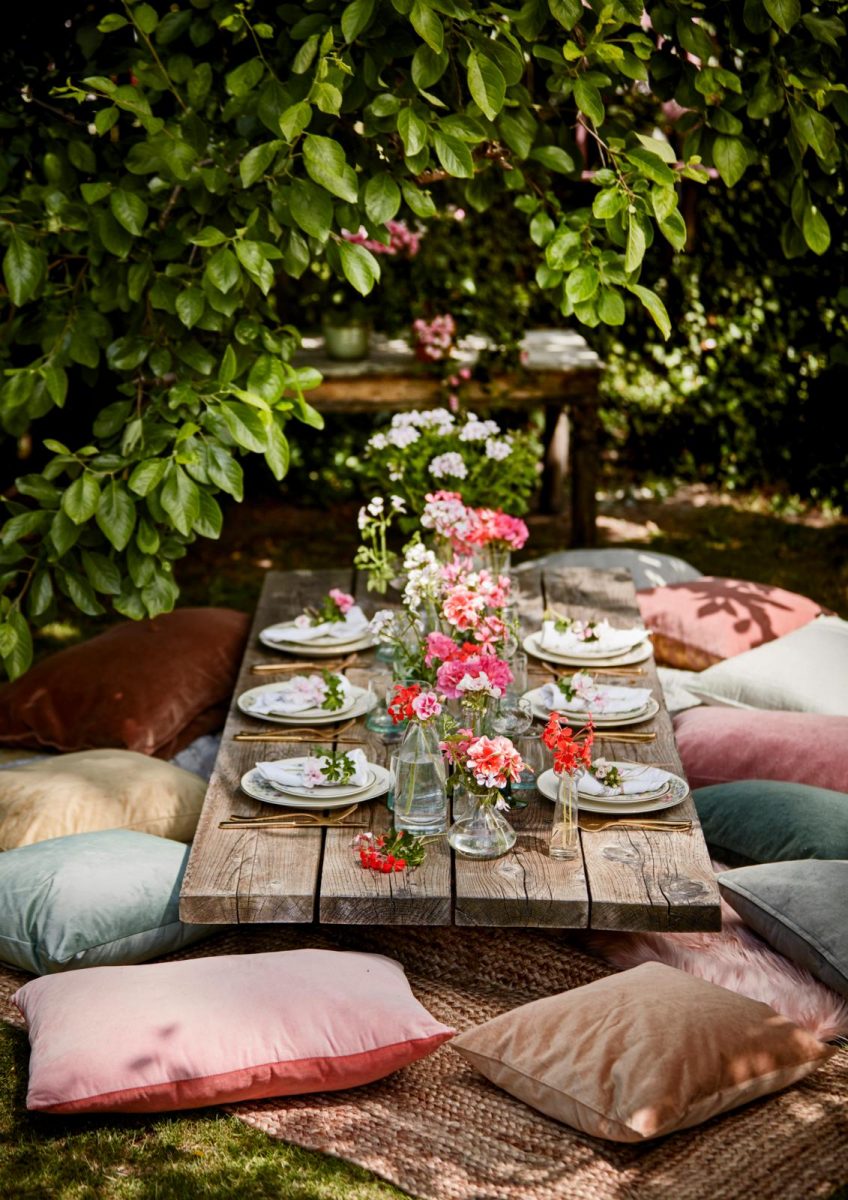 stylen met geranium