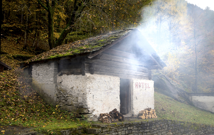 kastanjeleerpad Zwitserland Bergell nov. 2013