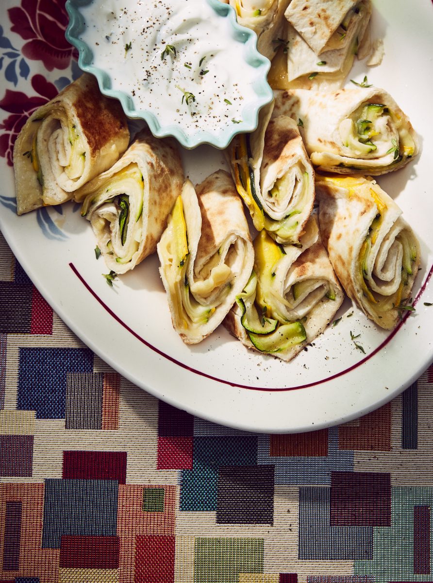 wrap met courgette