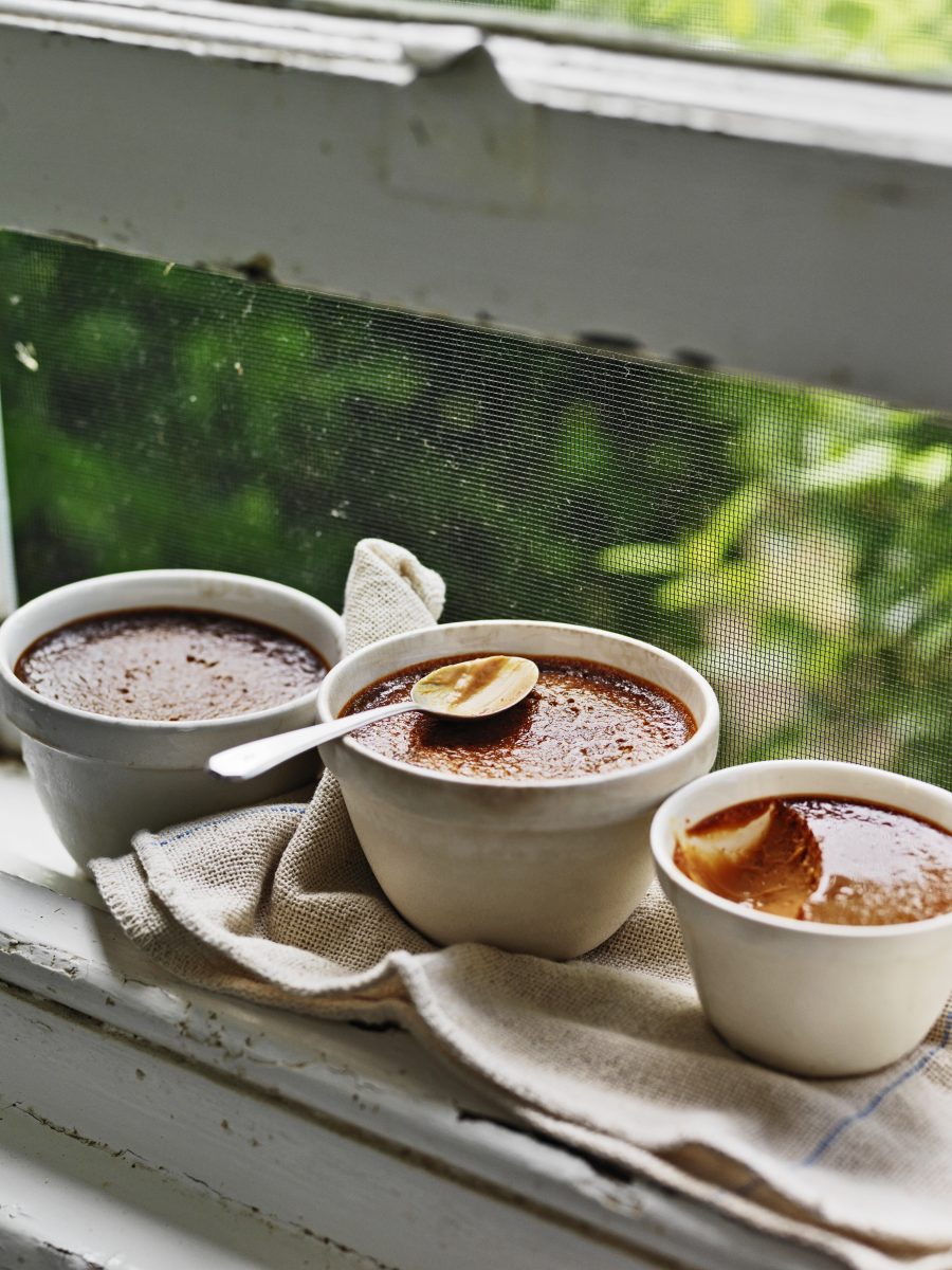 Toffee-custardpotjes