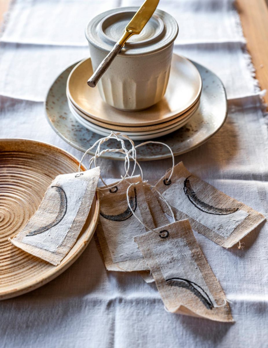 DIY linnen tafelloper