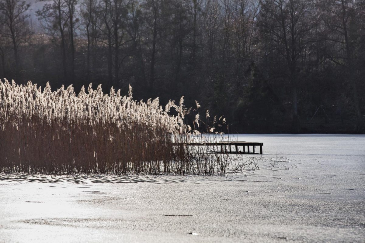 bevroren meer polen