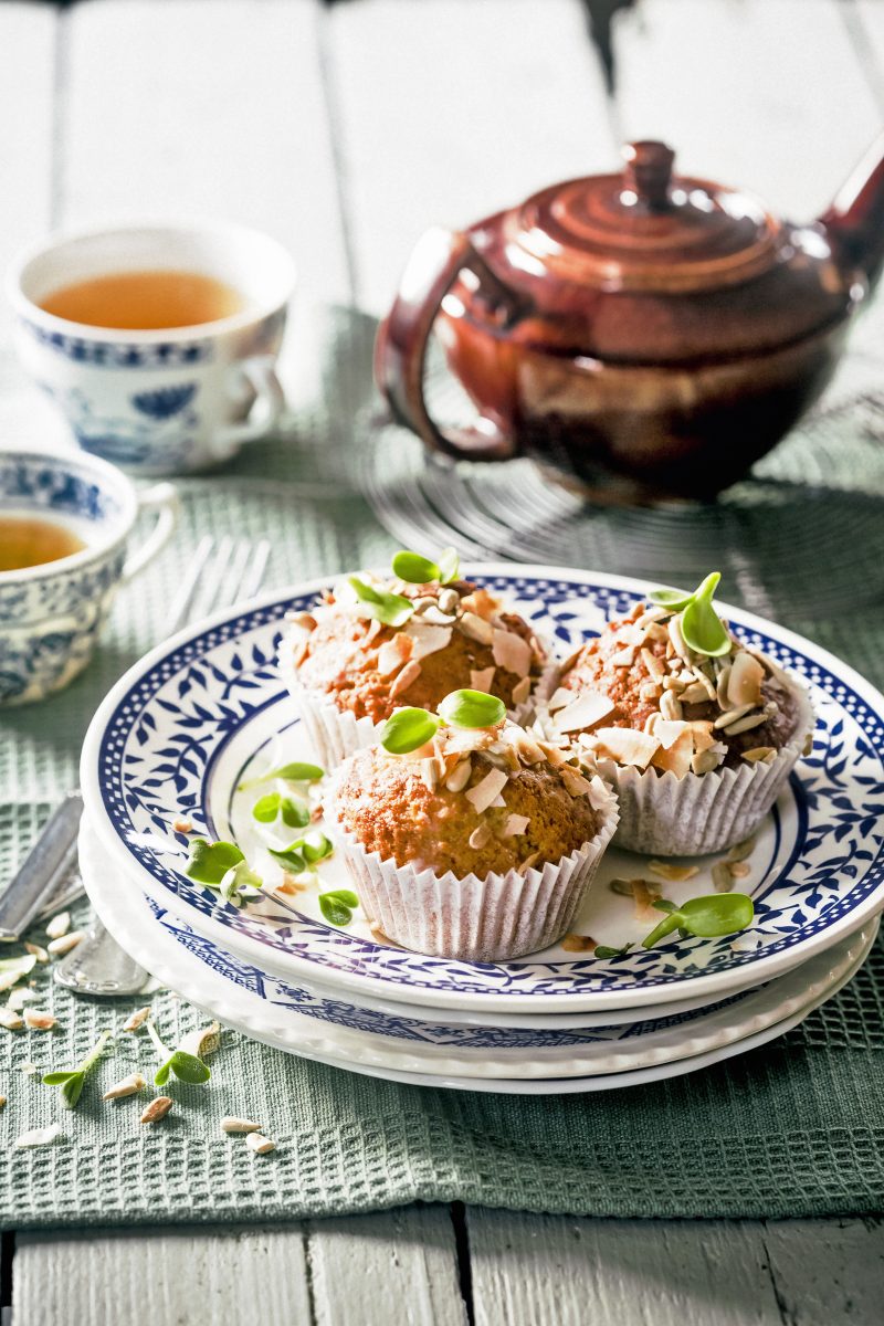 zonnebloemmuffins