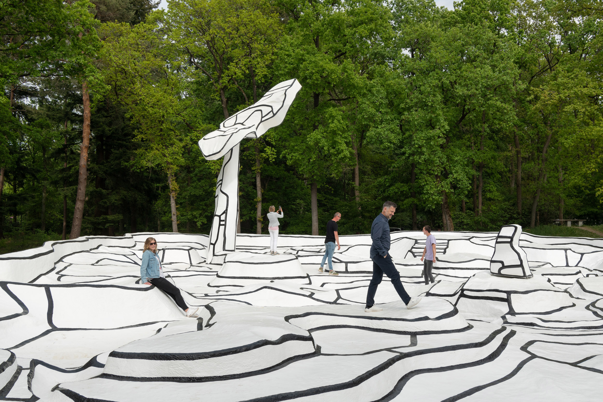 Nu extra mooi met de bloeiende heide: Het Nationale Park De Hoge Veluwe. En daarna een bezoek aan de beeldentuin van het Kröller-Müller Museum.