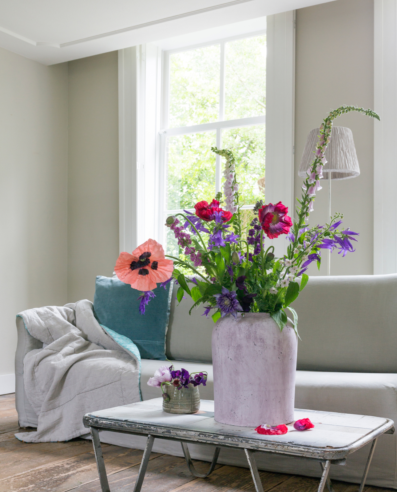 Veldboeket bloemschikken