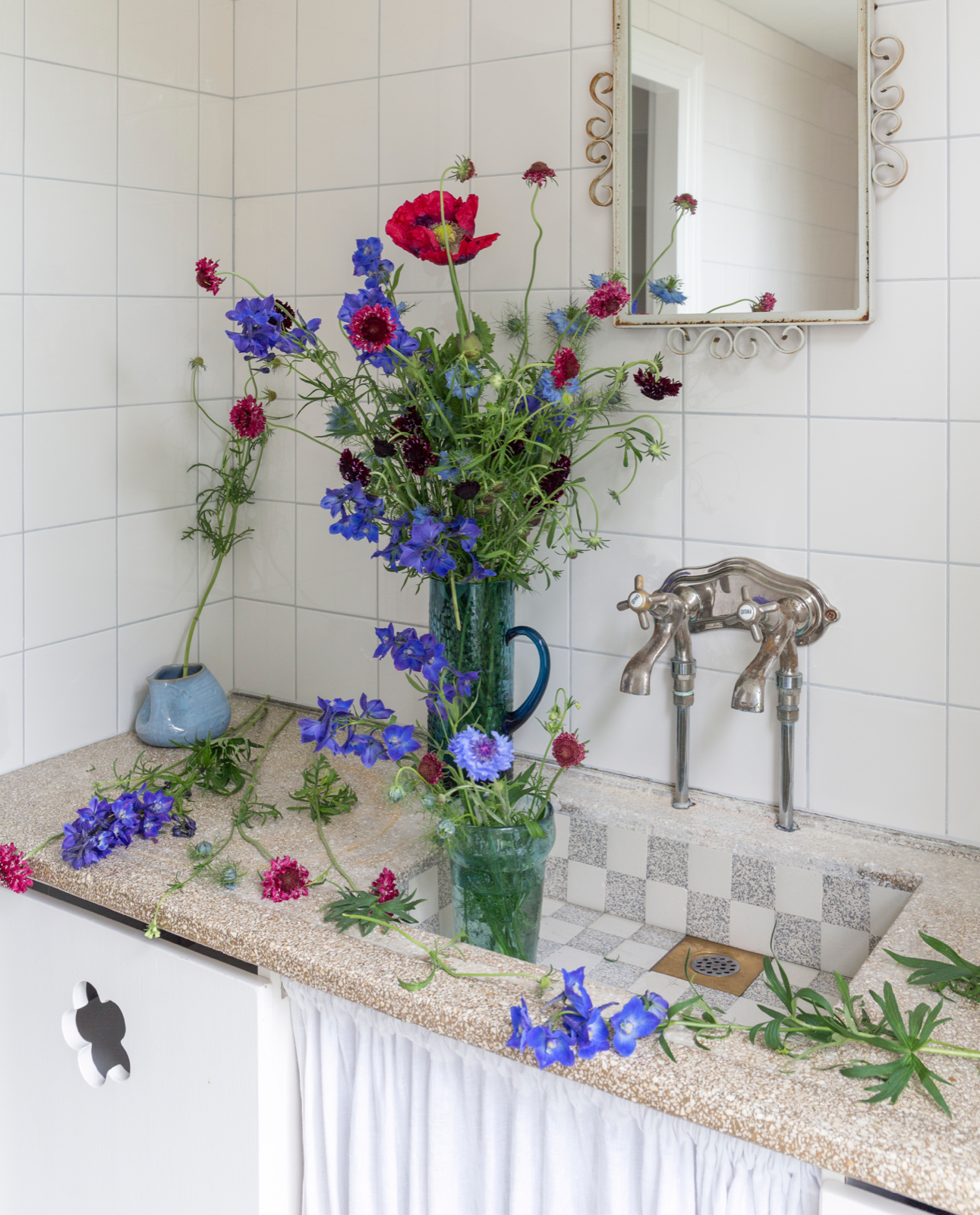 Veldboeket bloemschikken