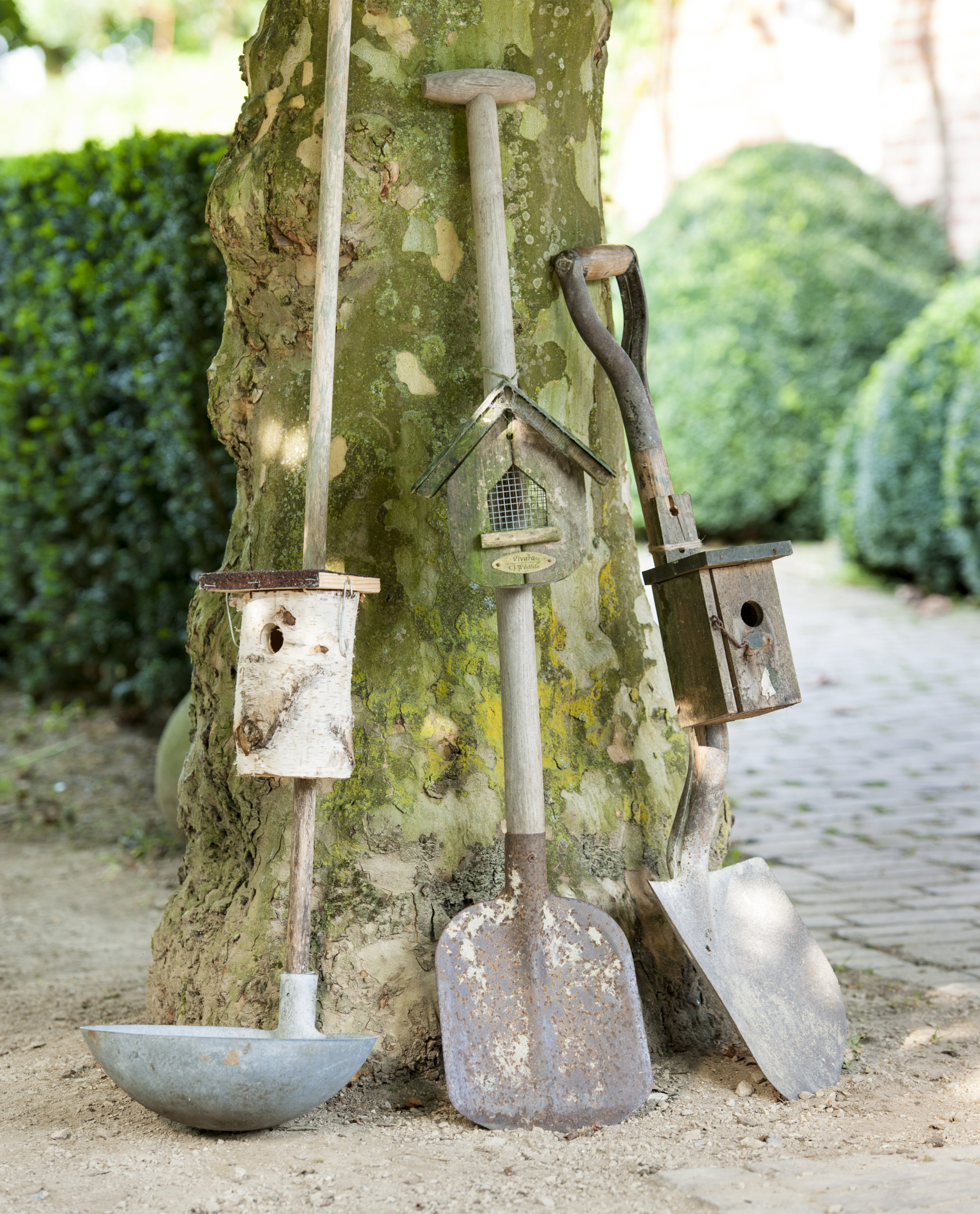 DIY met oud tuingereedschap