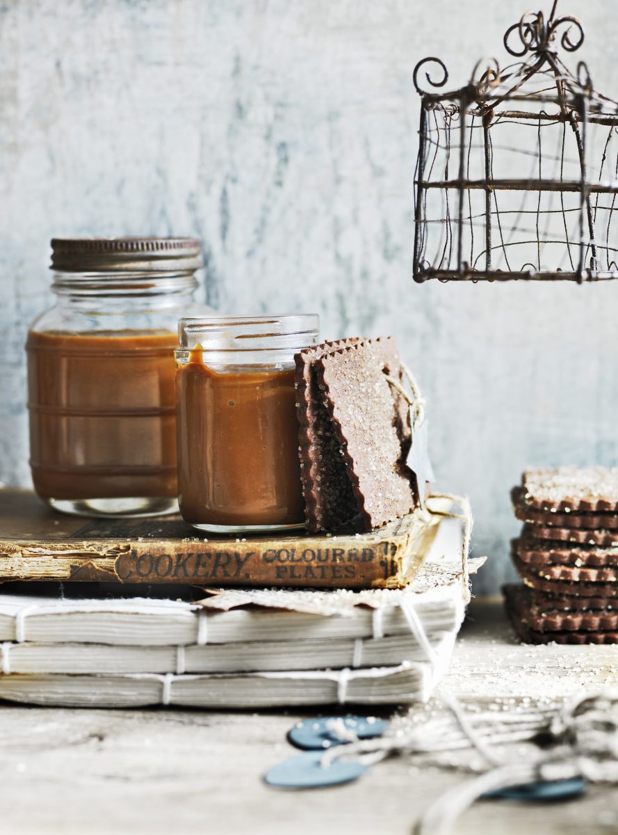 chocoladekoekjes met dulce de leche