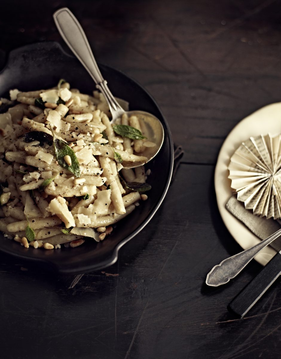 Pasta met salie