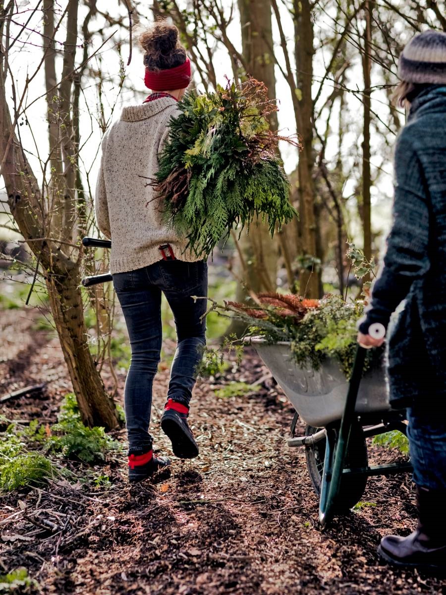 wintertuin - tuinklusjes - snoeiafval