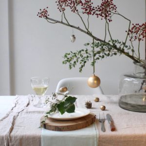 feestelijk gedekte tafel