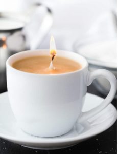 karamel latte macchiato kaars
