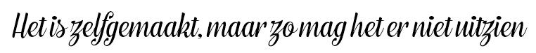 zelfgemaakt