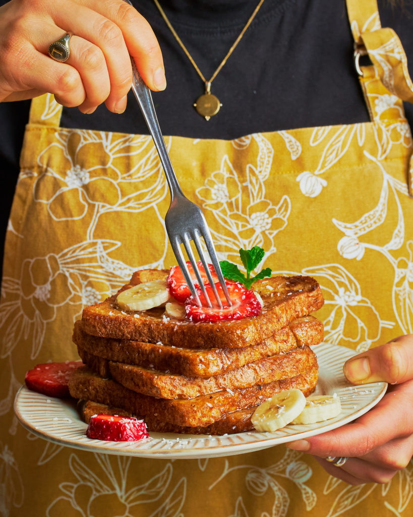 vegan wentelteefjes
