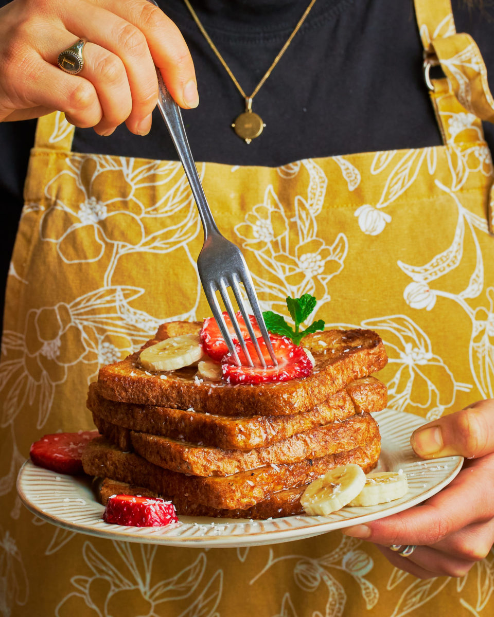 vegan wentelteefjes