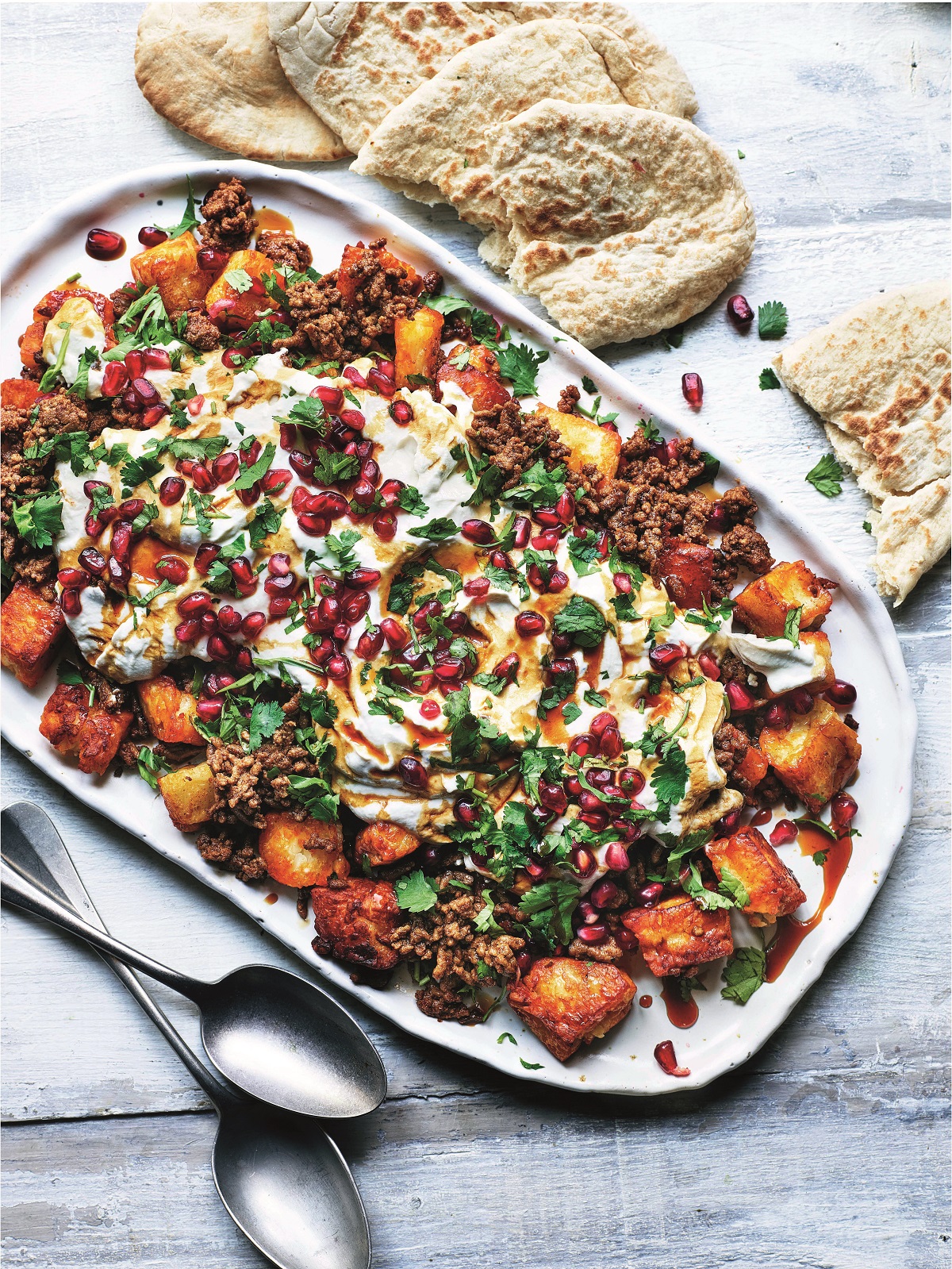 fatteh met halloumi